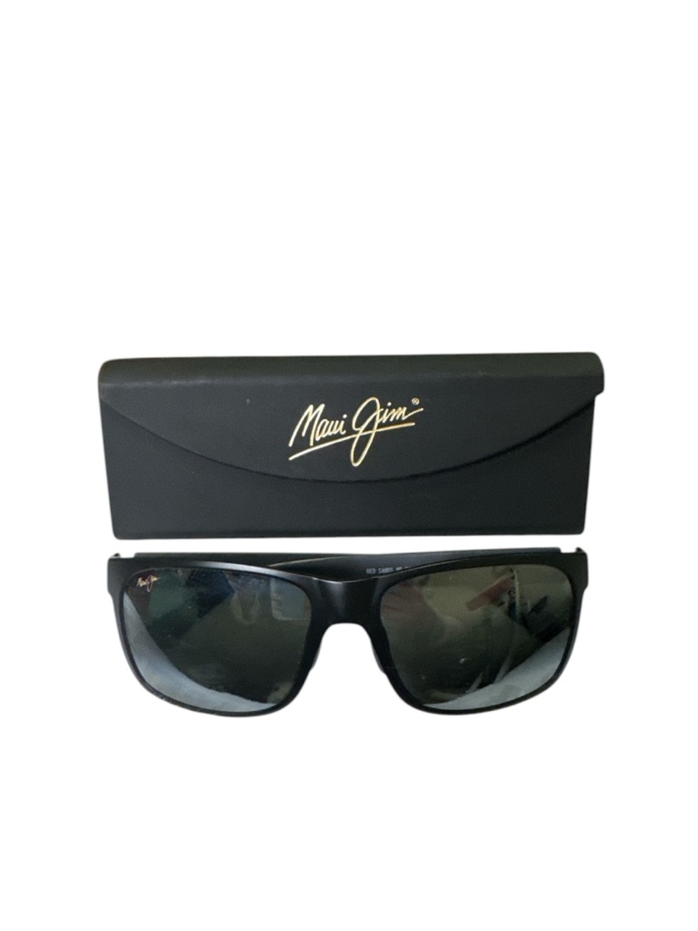 Maui Jim Red Sands Polarized Sunglasses - Black Frame, Grey Lenses - Picture 5 of 10